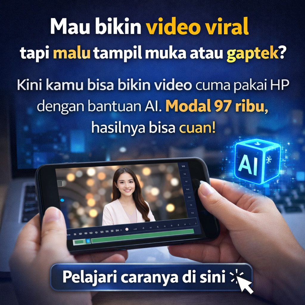 Rahasia Bikin Video Viral Pakai AI: Modal HP, 97 Ribu, Bisa Cuan Konsisten