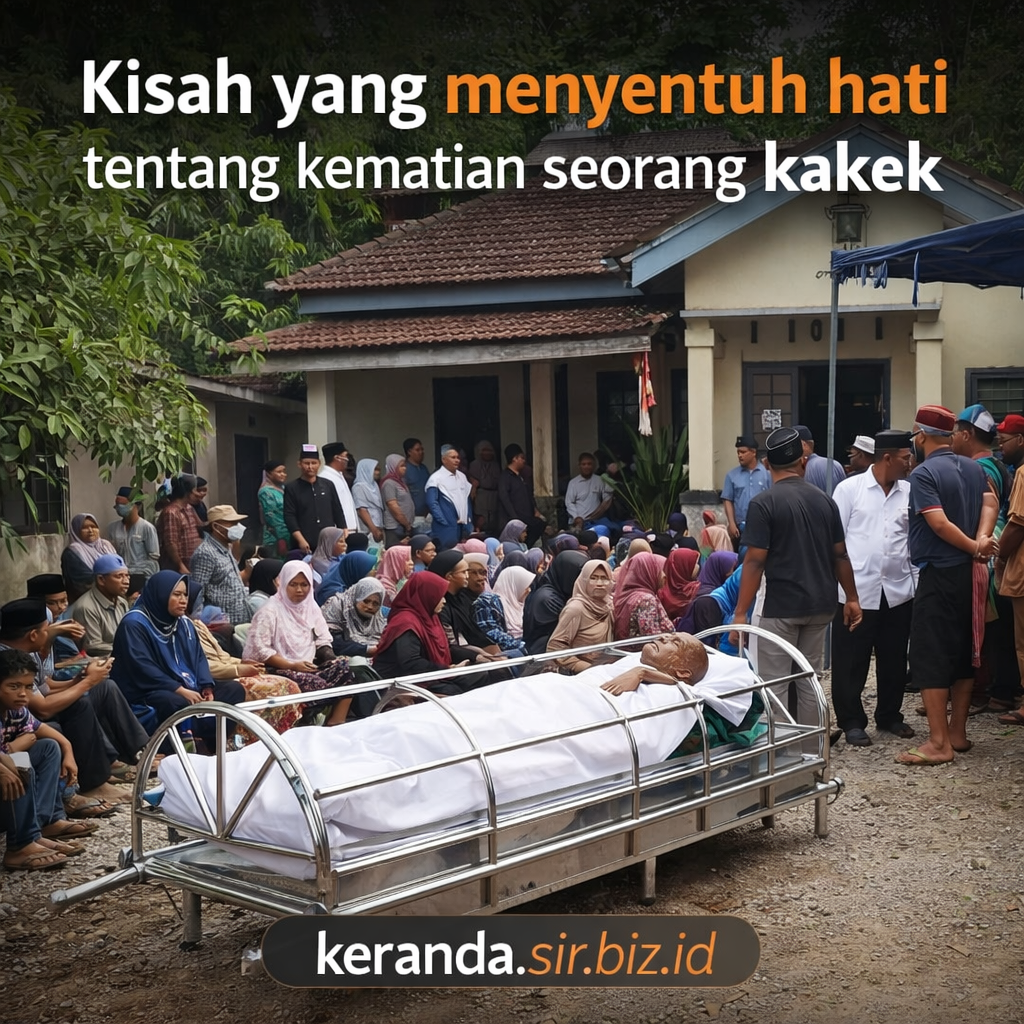Tidak Kaya, Tidak Terkenal, Tapi Kepergiannya Membuat Satu Kampung Menangis